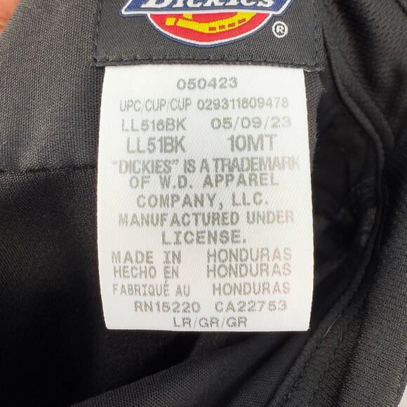 Dickies Worktech Button Down Shirt Men's L Black Mesh Ventilation Work Gear NWT - Picture 9 of 13
